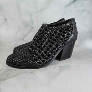 Jeffery Campbell‎ Gallup leather Bootie, black, size 6
